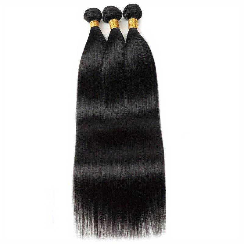 Paquetes de cabello liso de grado 15A