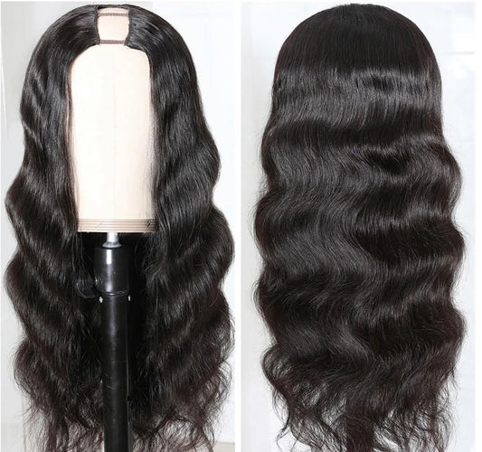 12A Grade Brazilian Hair U-Part Wigs (180% Density)