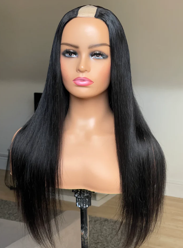 12A Grade Brazilian Hair U-Part Wigs (180% Density)